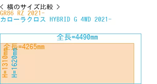 #GR86 RZ 2021- + カローラクロス HYBRID G 4WD 2021-